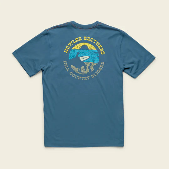 Hill Country Sliders Pocket T-Shirt in Key Largo