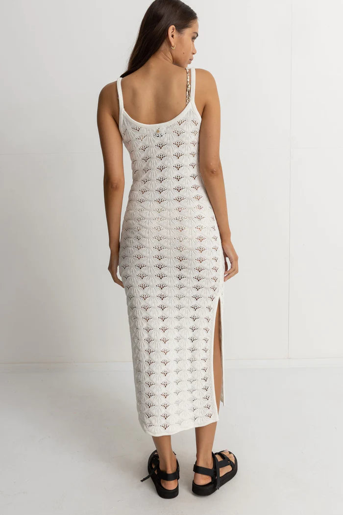Marketta Knit Midi Dress in Cream