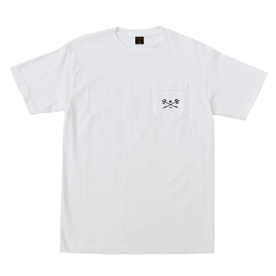Me Time Basic Pocket T-Shirt in White