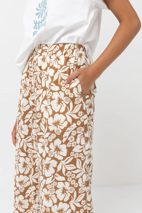 Pacific Wide Leg Pant in Golden