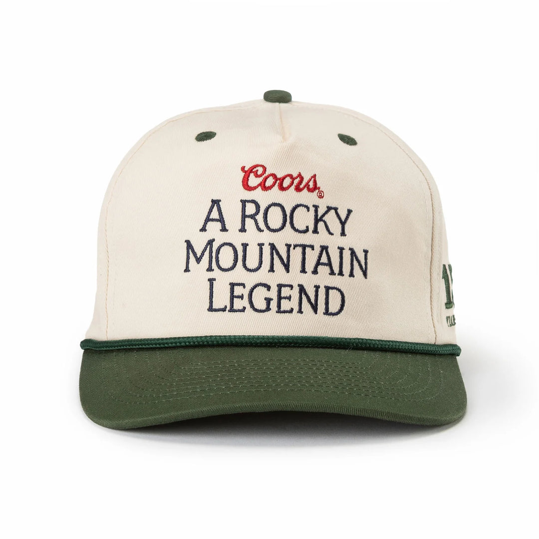 Seager x Coors Banquet Rocky Mountain Legend Snapback Cream/Dark Green