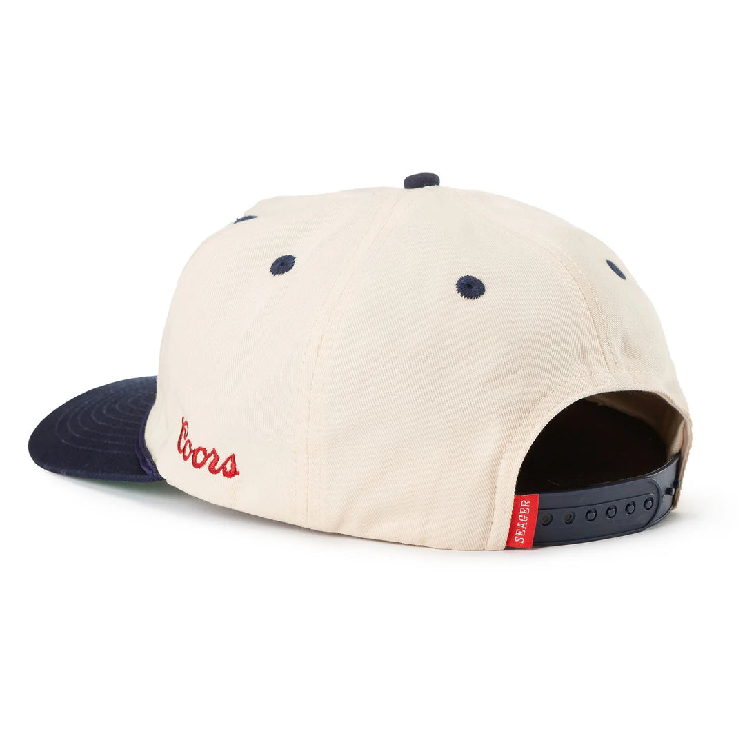 Seager x Coors Banquet High Country Snapback White/Navy