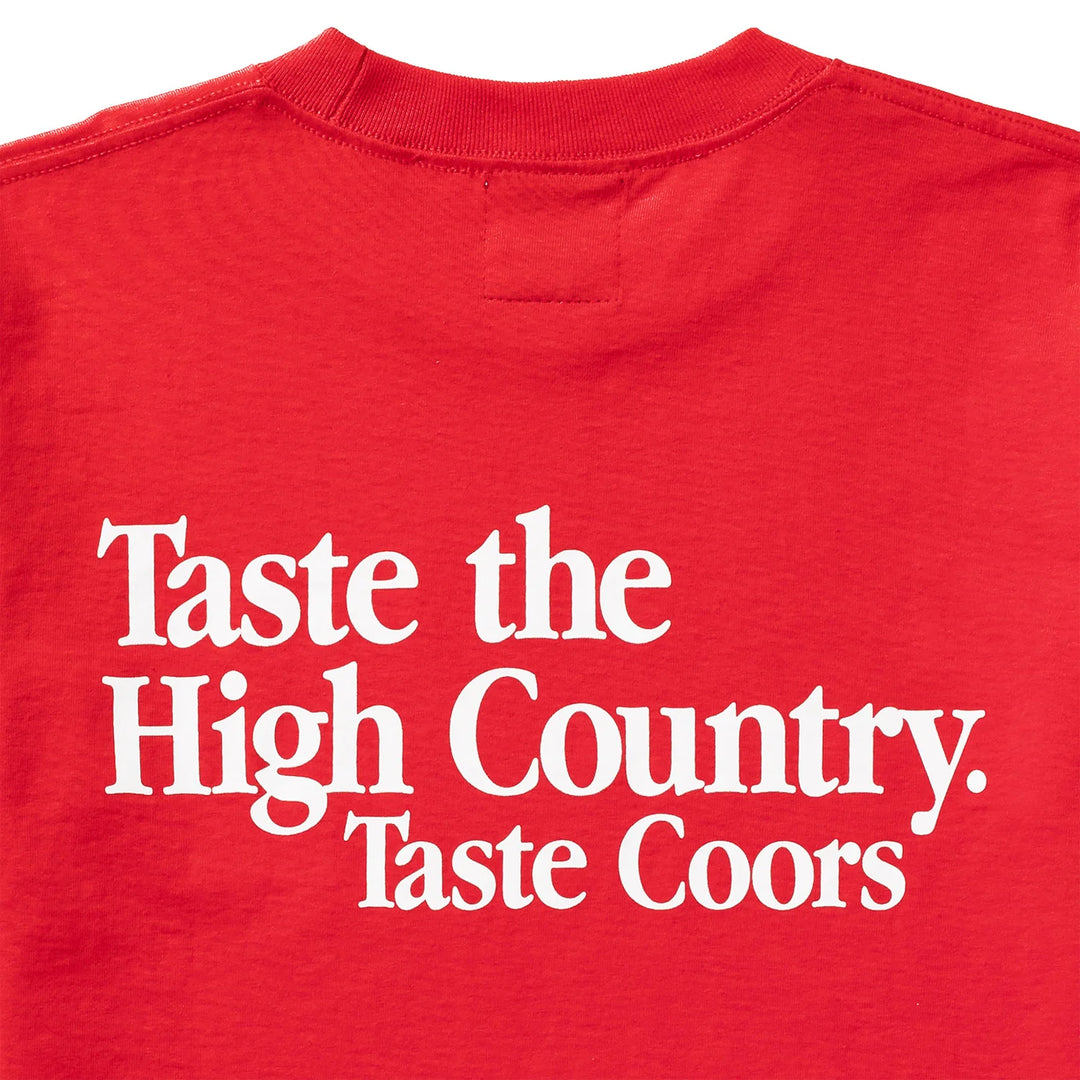 Seager x Coors Banquet Taste The High Country Tee Red