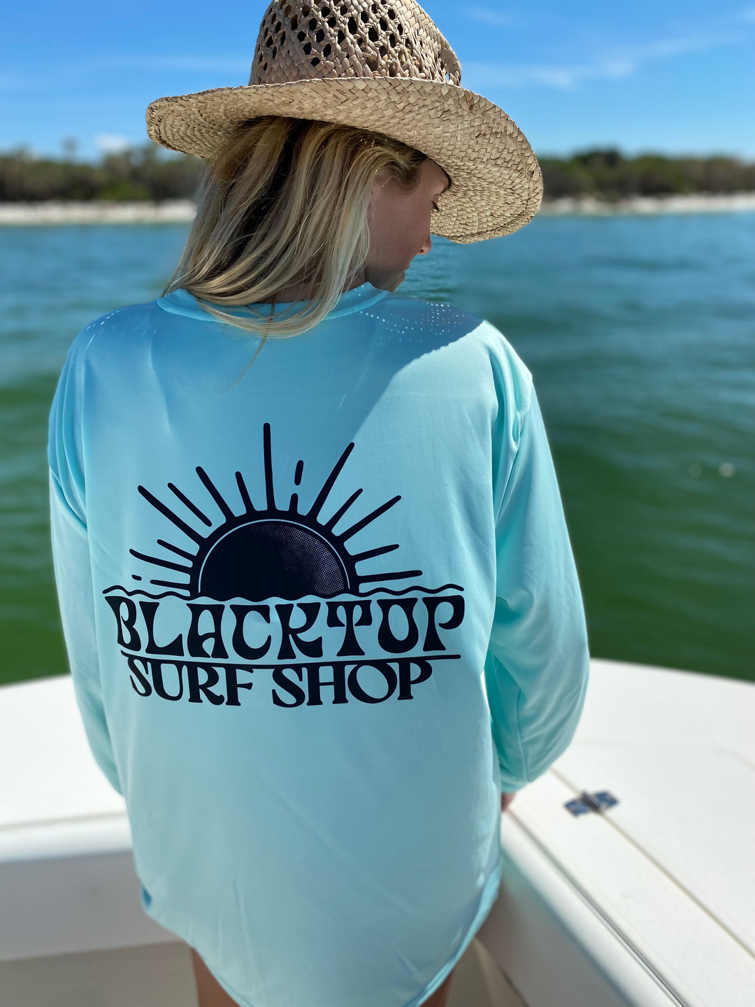 Blacktop Sun Long Sleeve Tee in Ivory