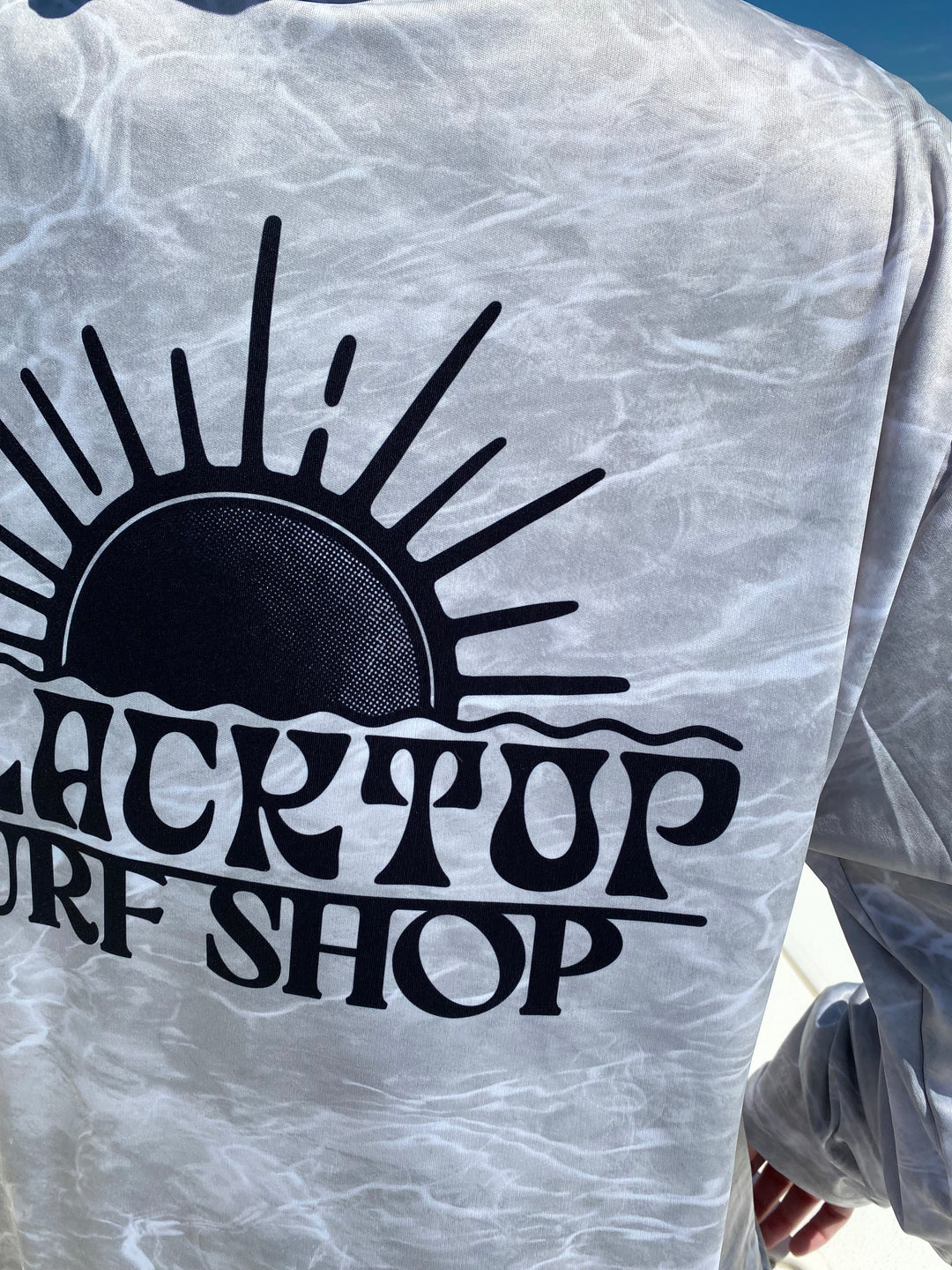 Blacktop Sun Hooded Performance Shirt - Bonefish