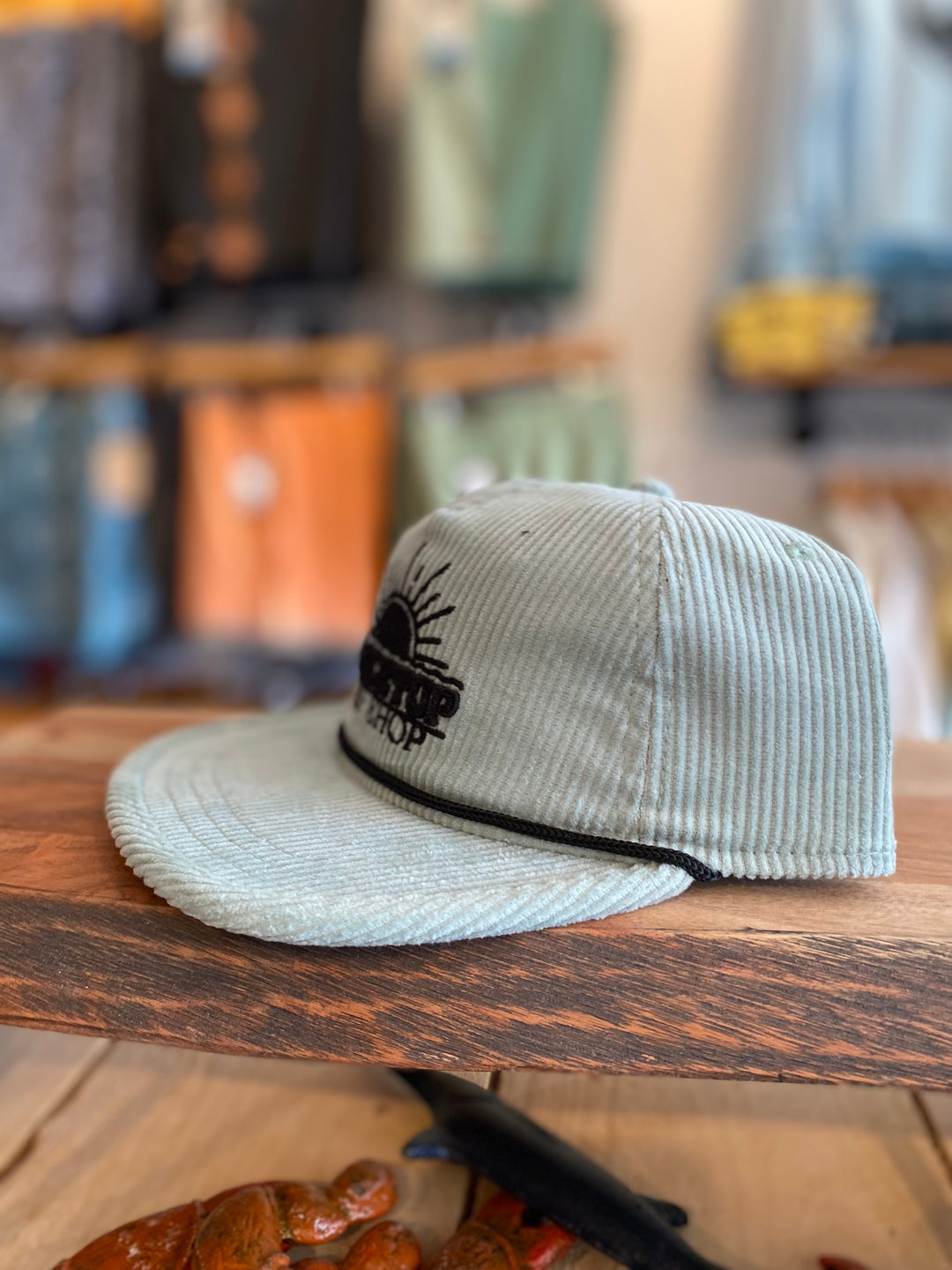 Blacktop Sun Cord Hat in Agave