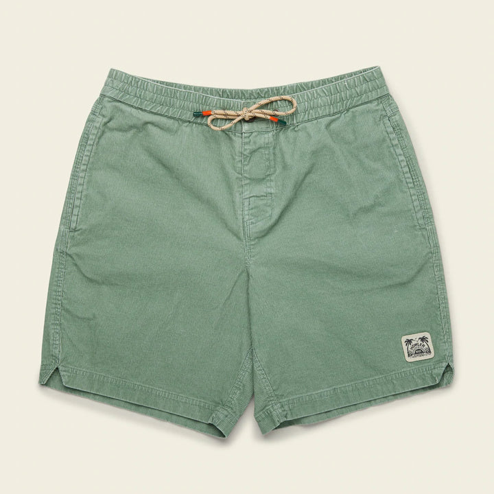 Pressure Drop Cord Shorts in Lichen Green