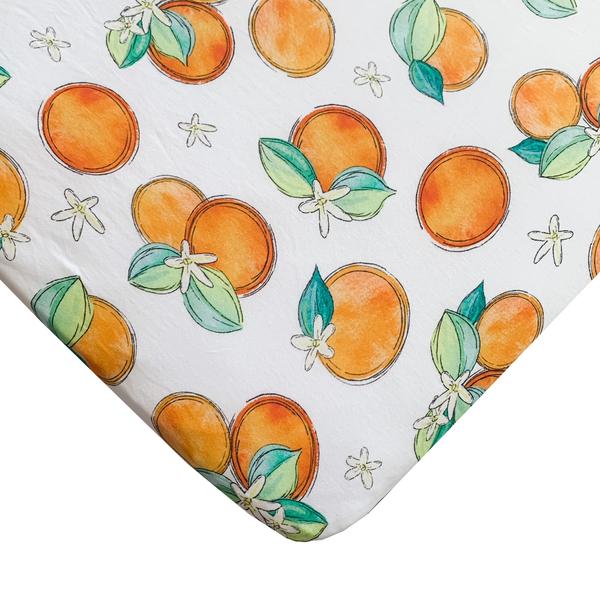 Crib Sheets - Orange Blossom